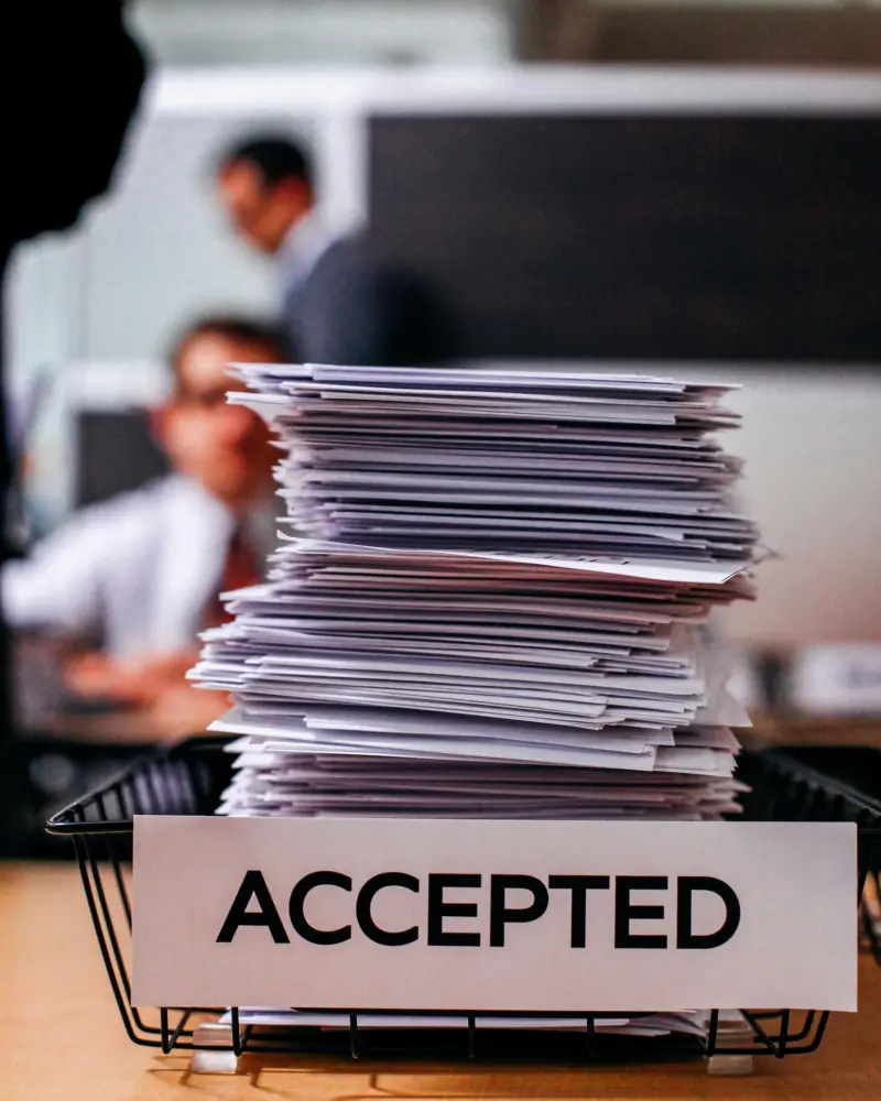 Documentos de reclamação contra operadora de telecomunicações