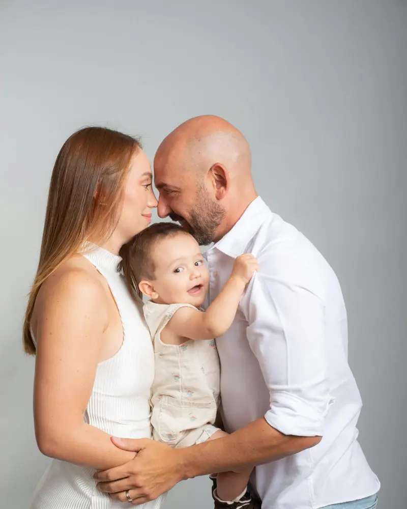 Family welcoming a new child through the adoption process in England
