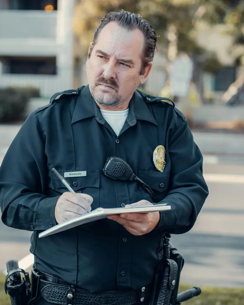 Police traffic ticket