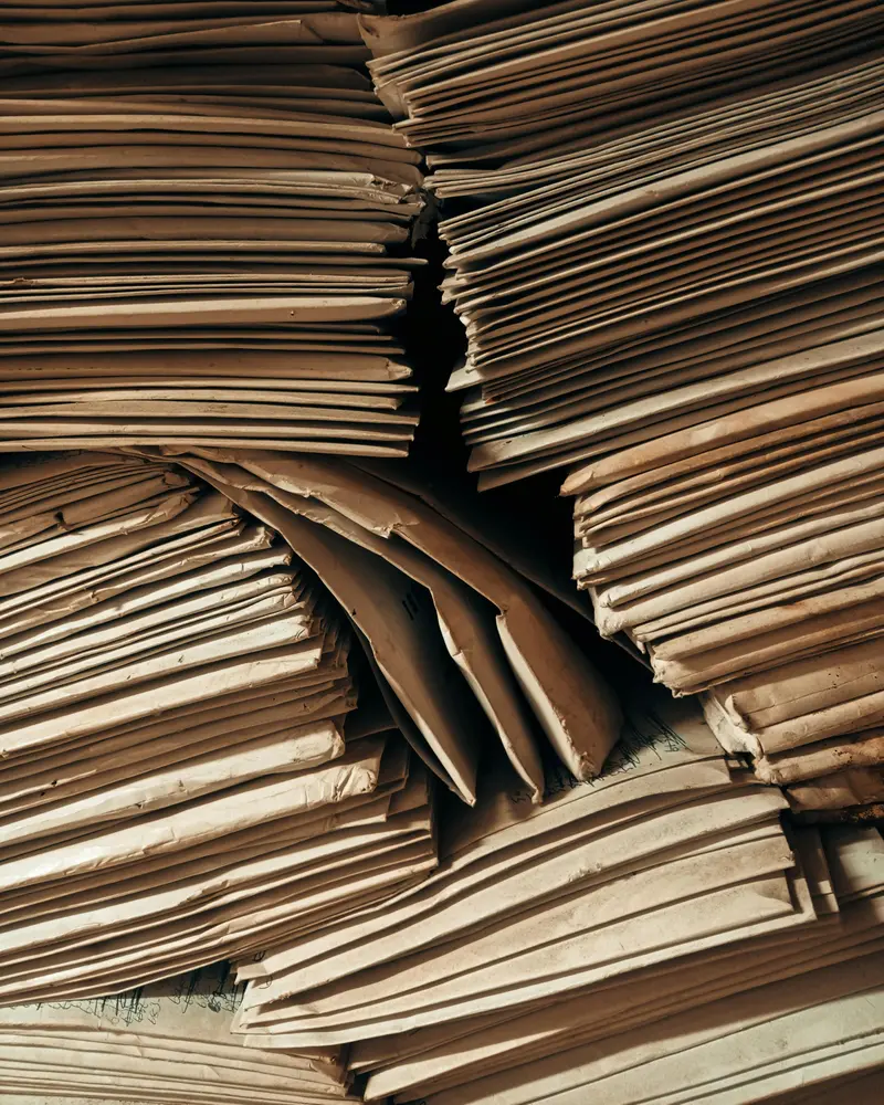 Executor estate document piles