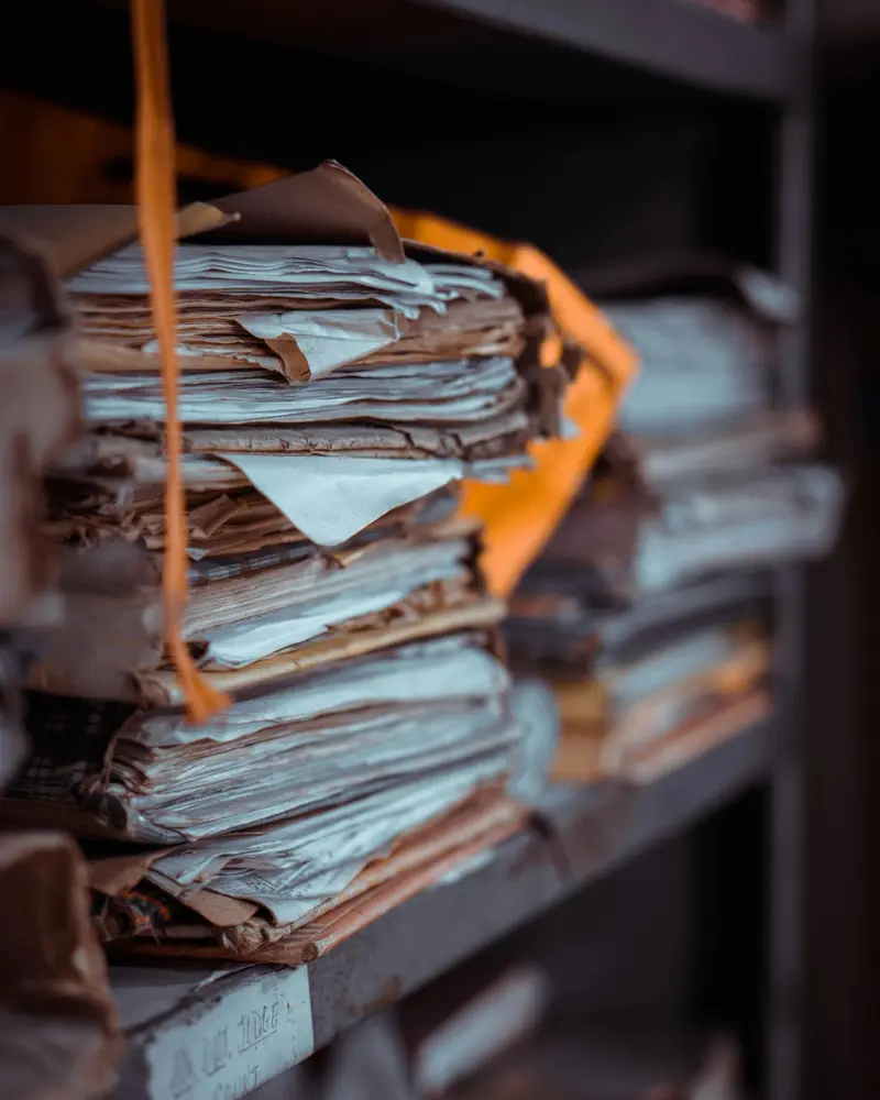 Estate case files for probate