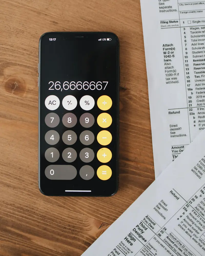 Tax form calculator India phone